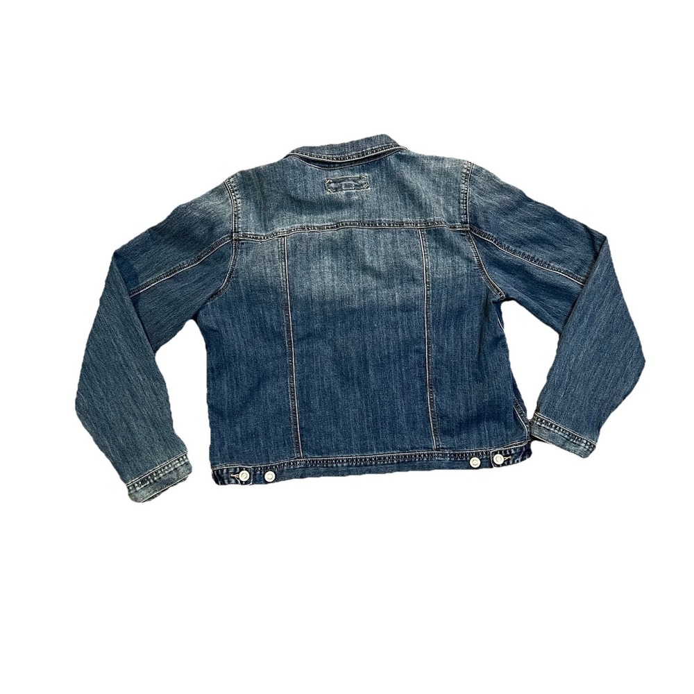 Maurice's Casual Button Up Long Sleeve Denim Jacket Womens Size Medium M Blue - Picture 3 of 5